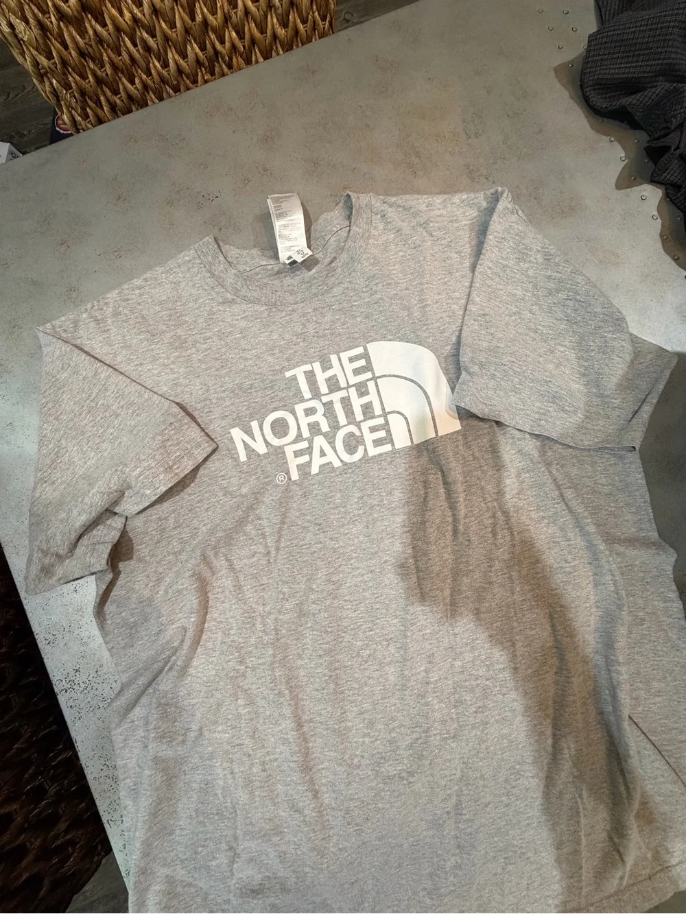 The North Face Light Gray Logo T-Shirt